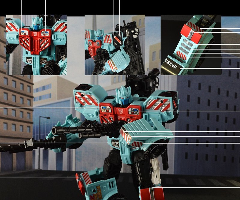 Sticker Upgrades Transformers Combiner Wars Devastator, Ultra Magnus